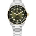 Reloj Tommy Hilfiger TH85 Automatic Plateado y Verde Hombre 1792155