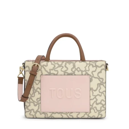 Bolso Shopper Amaya TOUS Kaos Icon Beige Mediano 2002188201
