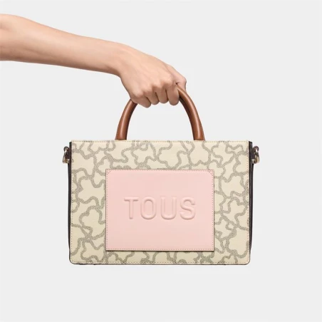 Bolso Shopper Amaya TOUS Kaos Icon Beige Mediano 2002188201