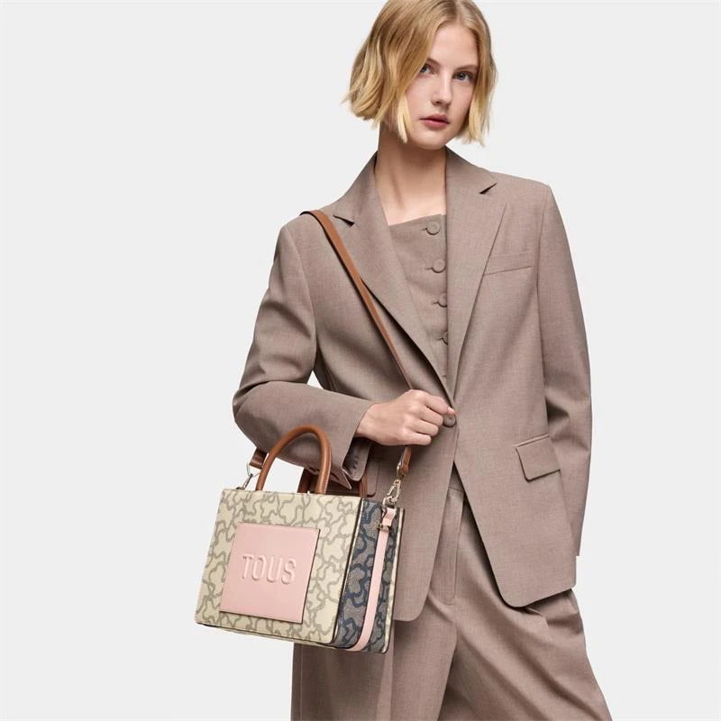 Bolso Shopper Amaya TOUS  Kaos Icon Beige Mediano 2002188201