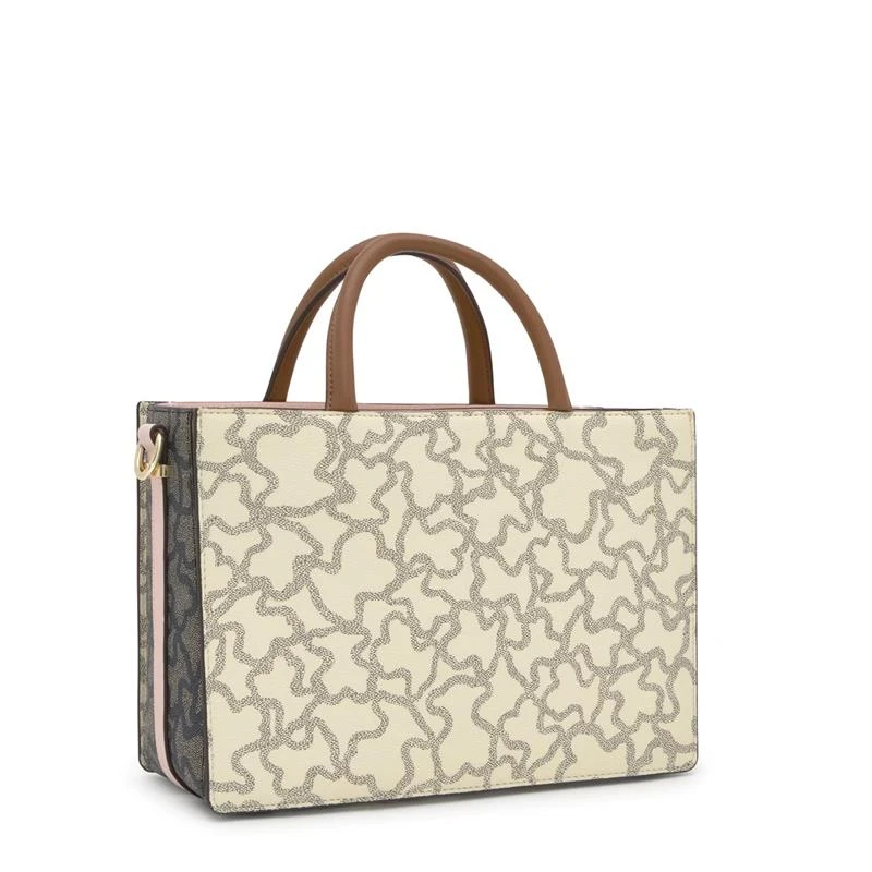 Bolso Shopper Amaya TOUS  Kaos Icon Beige Mediano 2002188201