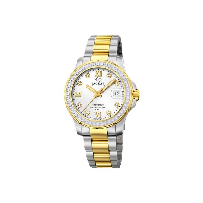 Reloj Jaguar Executive Plateado y Dorado Analógico Mujer J893/1