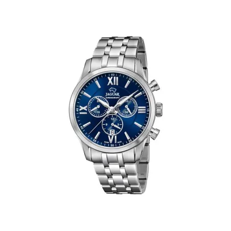 Reloj Jaguar Acamar Plateado y Azul Cronógrafo J963/2