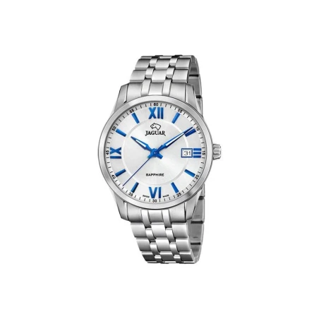Reloj Jaguar Acamar Hombre Plateado y Azul Analógico J964/1
