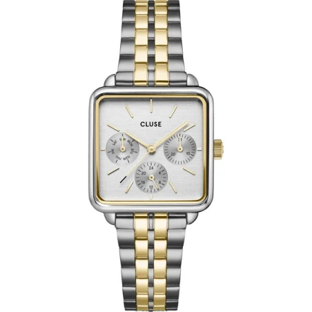 Reloj Cluse La Tétragone Plateado y Dorado Multifunción Mujer CW13803