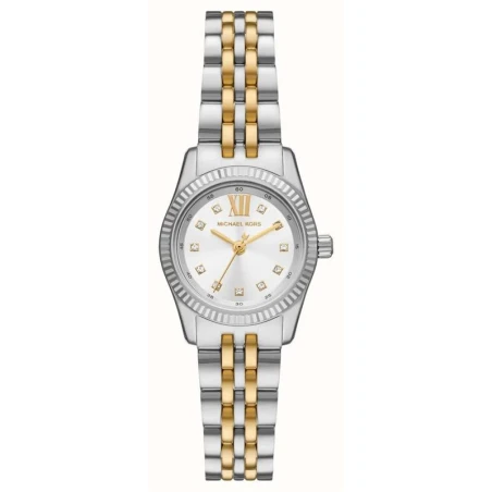 Reloj Michael Kors Lexington Plateado y Dorado Analógico Mujer MK4740