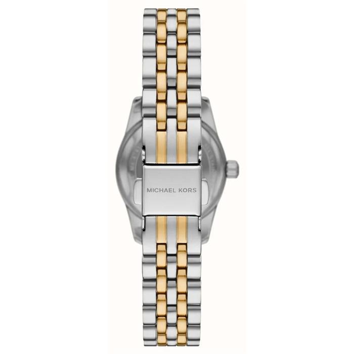 Reloj Michael Kors Lexington Plateado y Dorado Analógico Mujer  MK4740