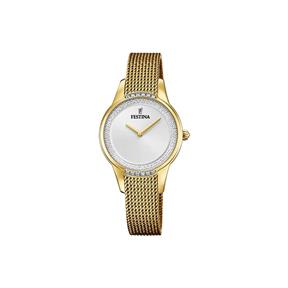 Reloj Festina Mademoiselle Dorado Analógico Mujer F20495/1