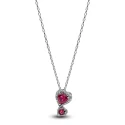 Gargantilla Pandora Halo Rojo Corazones 393658C01
