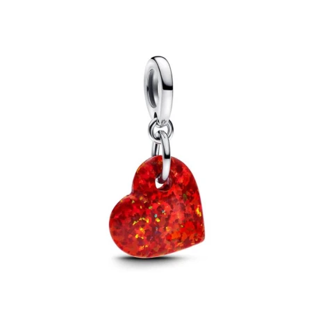 Charm Colgante Pandora corazón Rojo Opalescente 793348C01