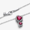 Gargantilla Pandora Halo Rojo Corazones 393658C01