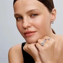 Anillo Pandora Corazones Halo Brillante 193659C01