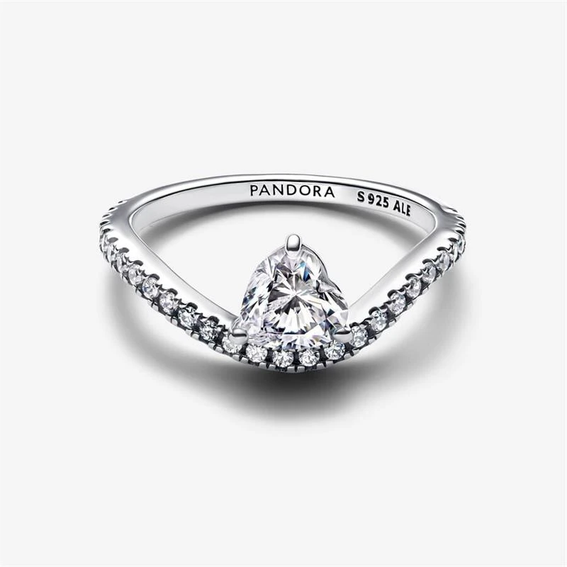 Anillo Pandora Corazón Ondulado 193661C01