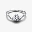 Anillo Pandora Corazón Ondulado 193661C01