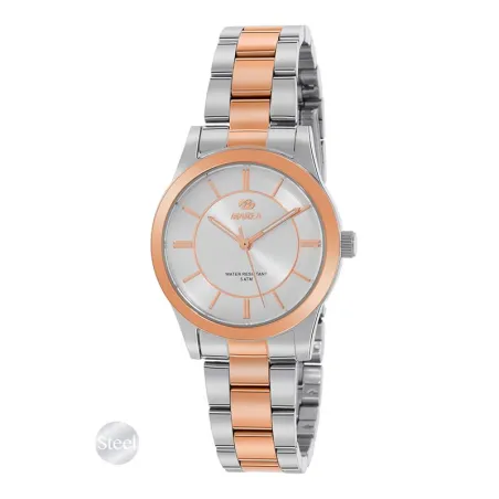 Reloj Marea Trendy Plateado y Rosado Analógico Mujer B41331/10