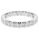Anillo Swarovski Matrix Vitore Baño Rodio y Cristales Blancos 5705603