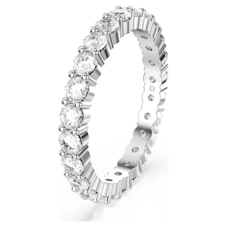 Anillo Swarovski Matrix Vitore Baño Rodio y Cristales Blancos 5705603