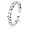 Anillo Swarovski Matrix Vitore Baño Rodio y Cristales Blancos 5705603