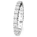 Anillo Swarovski Matrix Vitore Baño Rodio y Cristales Blancos 5705603
