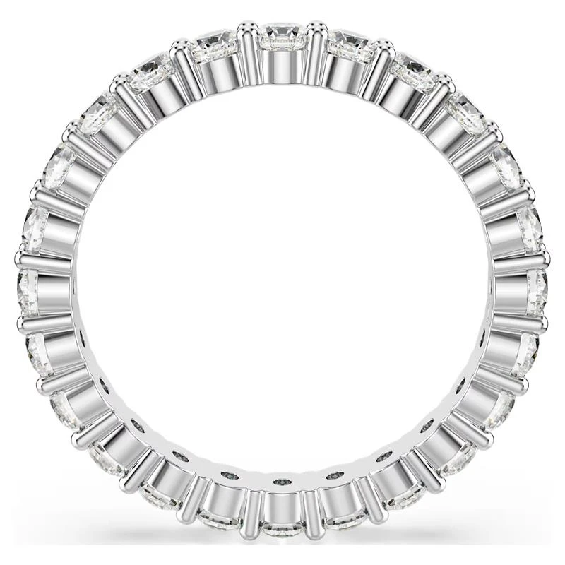 Anillo Swarovski Matrix Vitore Baño Rodio y Cristales Blancos 5705603