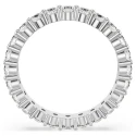 Anillo Swarovski Matrix Vitore Baño Rodio y Cristales Blancos 5705603