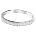 Brazalete Swarovski Matrix Baño Rodio y Cristales Blancos Baguette 5705784