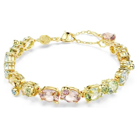 Pulsera Swarovski Gema Baño Oro y Cristales Multicolor 5705808