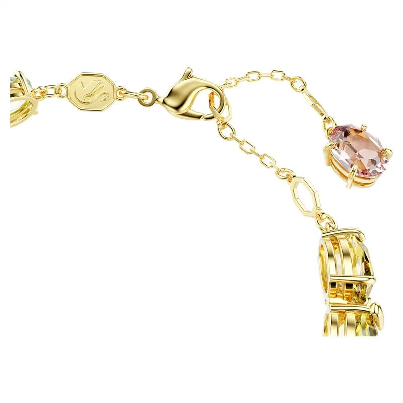 Pulsera Swarovski Gema Baño Oro y Cristales Multicolor 5705808