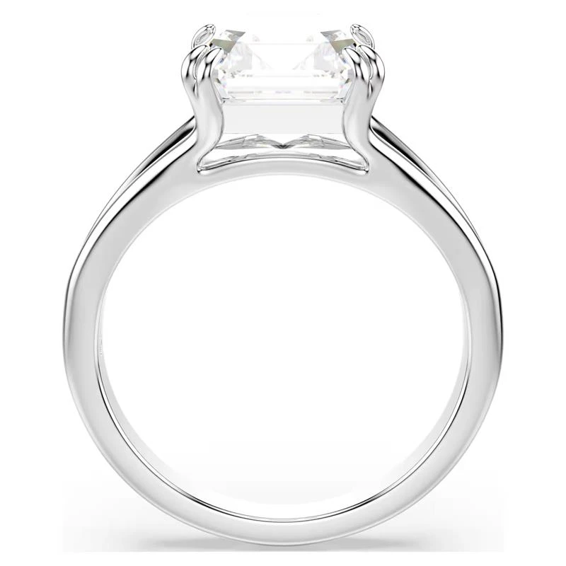 Anillo Swarovski Stilla Baño Rodio y Cristal Blanco 5717880