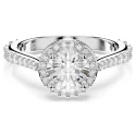 Anillo Swarovski Una Angelic Baño Rodio y Cristales Blancos 5717930