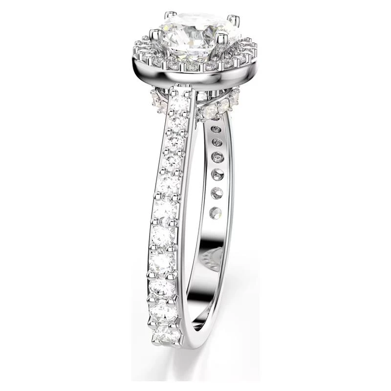 Anillo Swarovski Una Angelic Baño Rodio y Cristales Blancos 5717930