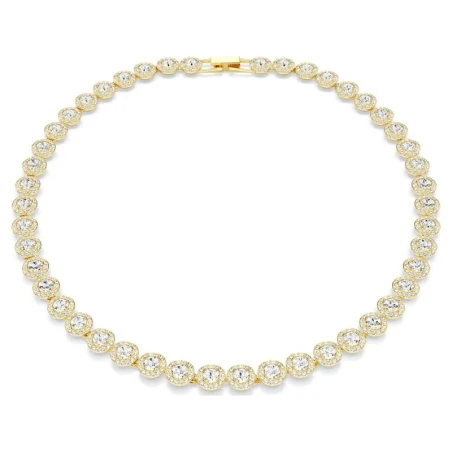 Collar Swarovski Una Angelic Baño Oro y Cristales Blancos 5720505