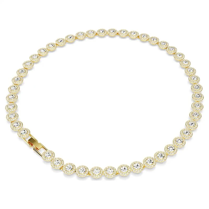 Collar Swarovski Una Angelic Baño Oro y Cristales Blancos 5720505