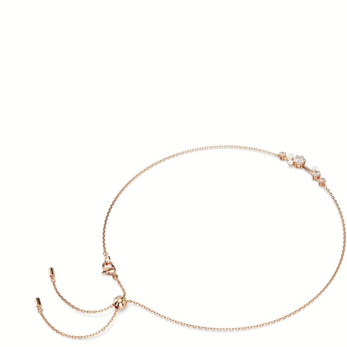 Collar Swarovski Constela Baño Oro Rosa, Cristales Blancos y Perlas 5729504
