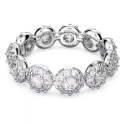 Anillo Swarovski Una Angelic Baño Rodio y Cristales Blancos 5636268