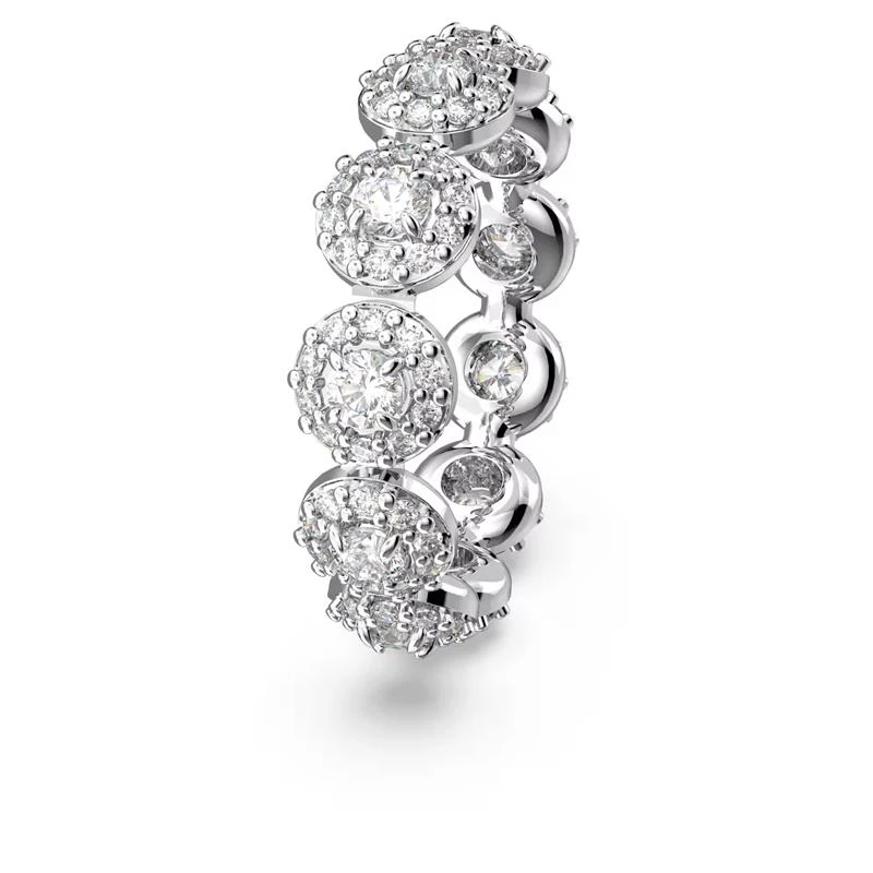 Anillo Swarovski Una Angelic Baño Rodio y Cristales Blancos 5636268