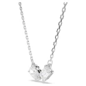 Conjunto Gargantilla y Pendientes Swarovski Mesmera Baño Rodio y Cristales Blancos 5665829