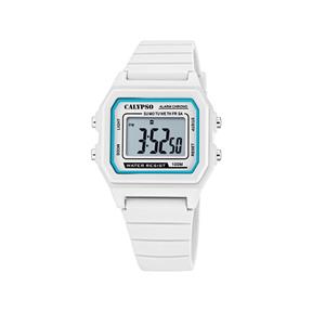 Reloj Calypso Crush Blanco Digital Hombre K5805/1