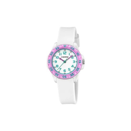 Reloj Calypso Kids Sweet Blanco y Rosa Analógico Niña K5829/1
