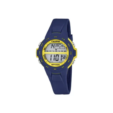 Reloj Calypso Junior Collection Azul y Amarillo Niño Digital K5850/5