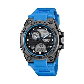 Reloj Calypso Street Style Azul y Negro Digital Hombre K5854/1