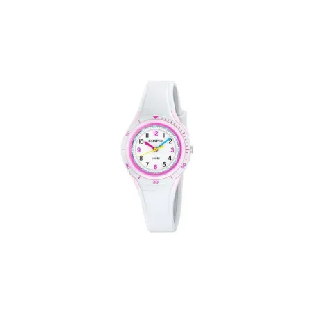 Reloj Calypso My First Watch Blanco y Rosa Niña Analógico K5856/1