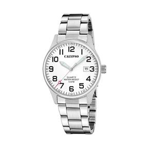 Reloj Calypso Basic Plateado Analógico Hombre K5860/1
