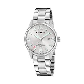 Reloj Calypso Basic Plateado Analógico Hombre K5860/2