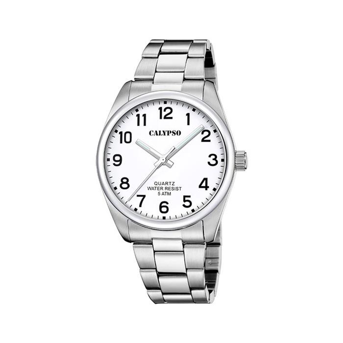 Reloj Calypso Basic Plateado Analógico Hombre K5862/1