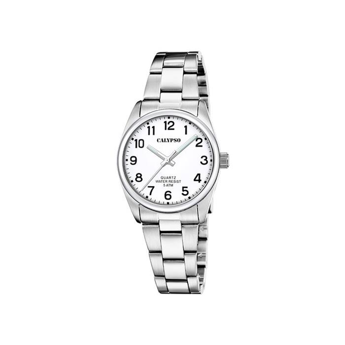 Reloj Calypso Basic Plateado Analógico Mujer K5863/1