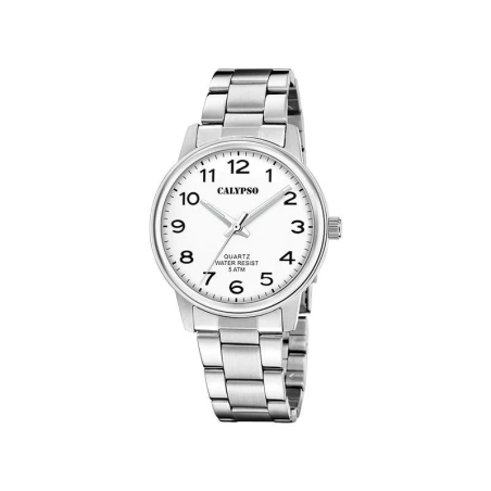 Reloj Calypso Basic Plateado Analógico Hombre K5864/1