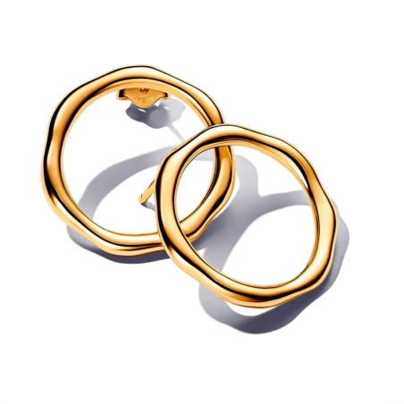 Pendientes Pandora Aro Baño Oro 263265C00