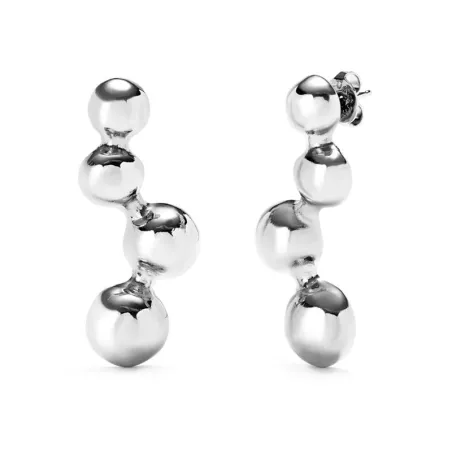 Pendientes UNOde50 Ser Intrépida Bolas Baño Plata PEN0999MTL0000U