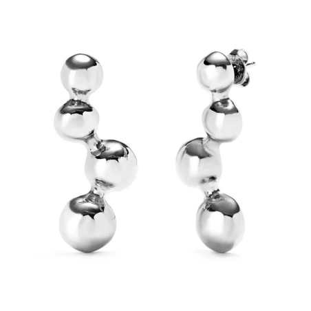 Pendientes UNOde50 Ser Intrépida Bolas Baño Plata PEN0999MTL0000U